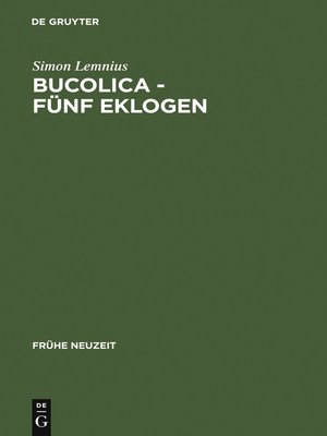 cover image of Bucolica--Fünf Eklogen